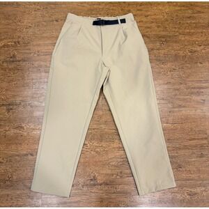 Goldwin Japan Beige Casual Performance Pleated Chino Pants Trousers‎ Men 4 34x30